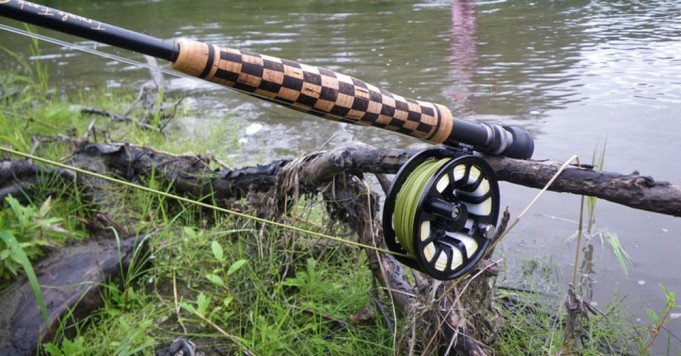 Build A Checkerboard Cork Handle On Fishing Rods