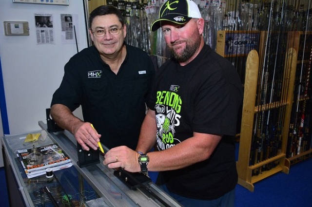 Here Jim builds a rod with Bob McKamey from Mud Hole Custom Tackle