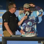 Jim Dillard at the podium doing his best impersonation of ZZ top.