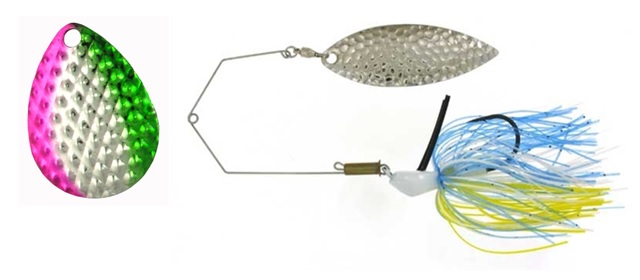 Dimpled Blade Spinnerbait