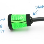 Add tape to rod blank to create an arbor so the butt end fits better