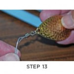 Steps 12 13 14 to building your own spinnerbait