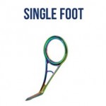 Types of rod guides vary but trolling single and double foot guides are most common