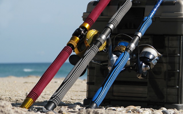 Victor Joseph custom rod examples with EVA grips he helped design