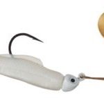 Strike King Redfish Magic Saltwater Spinnerbait in Pearl White